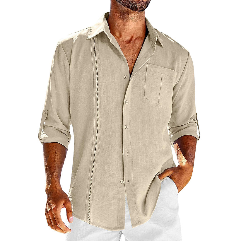 CAMICIA DAMON CUBAN IN LINO