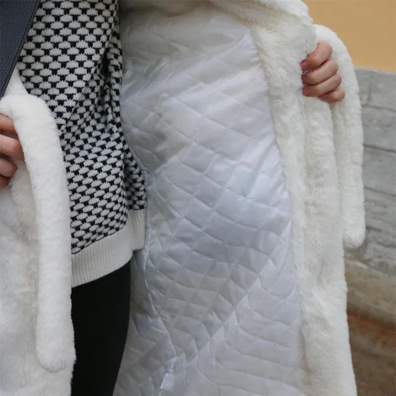 Cappotto lungo in felpa