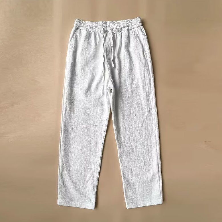 Pantaloni in Lino Comfort da Uomo