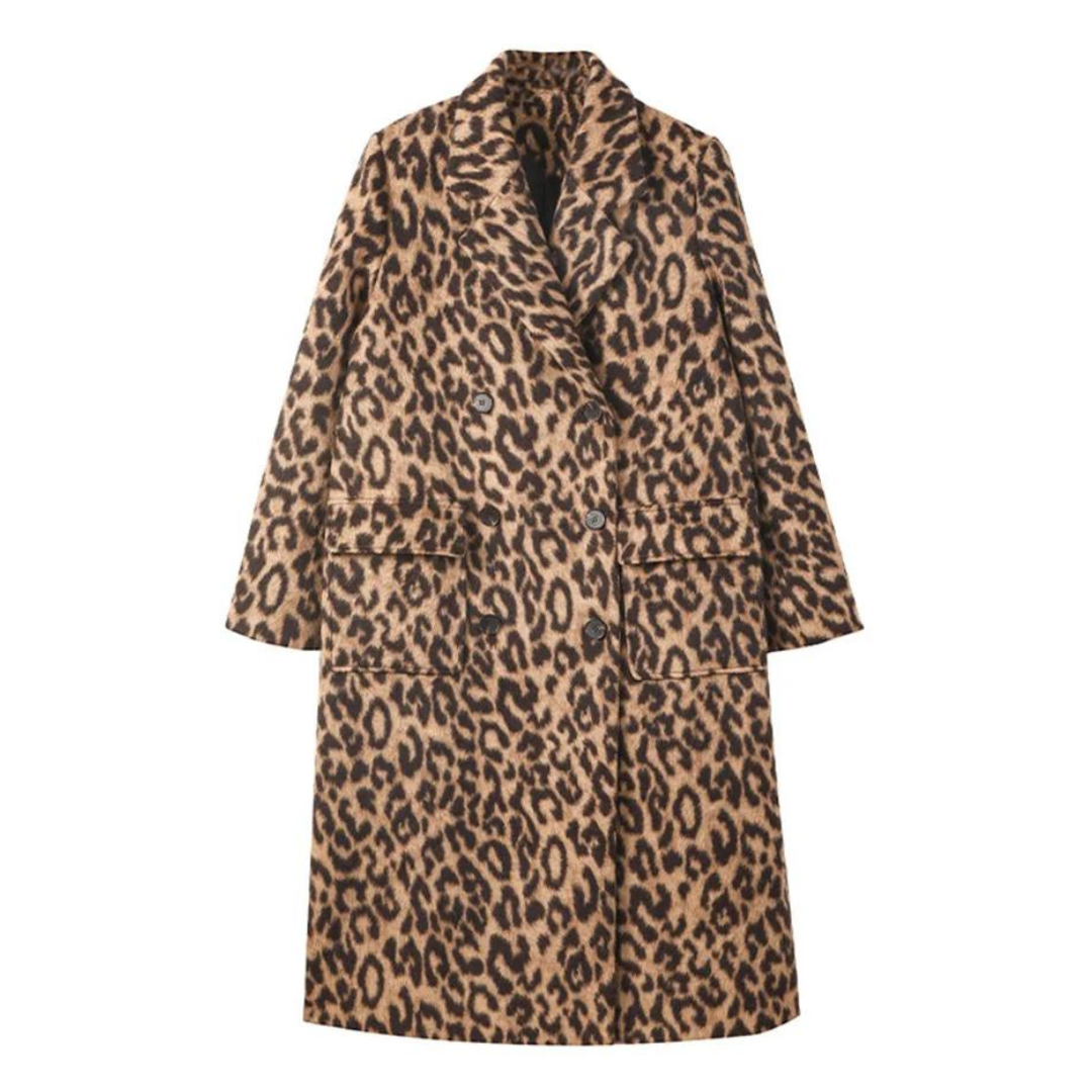 Long Leopard Coat